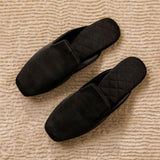 Lunya Footwear The Silk Slipper - #Immersed Black